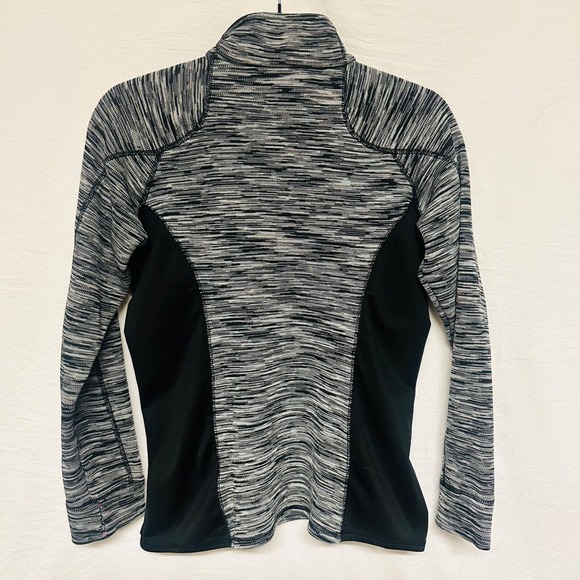 Avalanche quarter zip sweater women gray small thermal‎ layering long sleeve - Picture 5 of 6